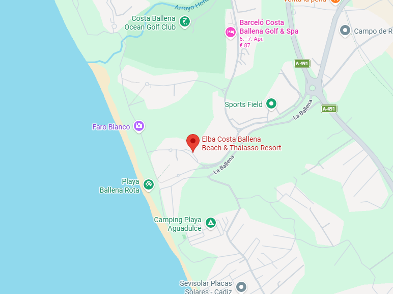 Hotel location map